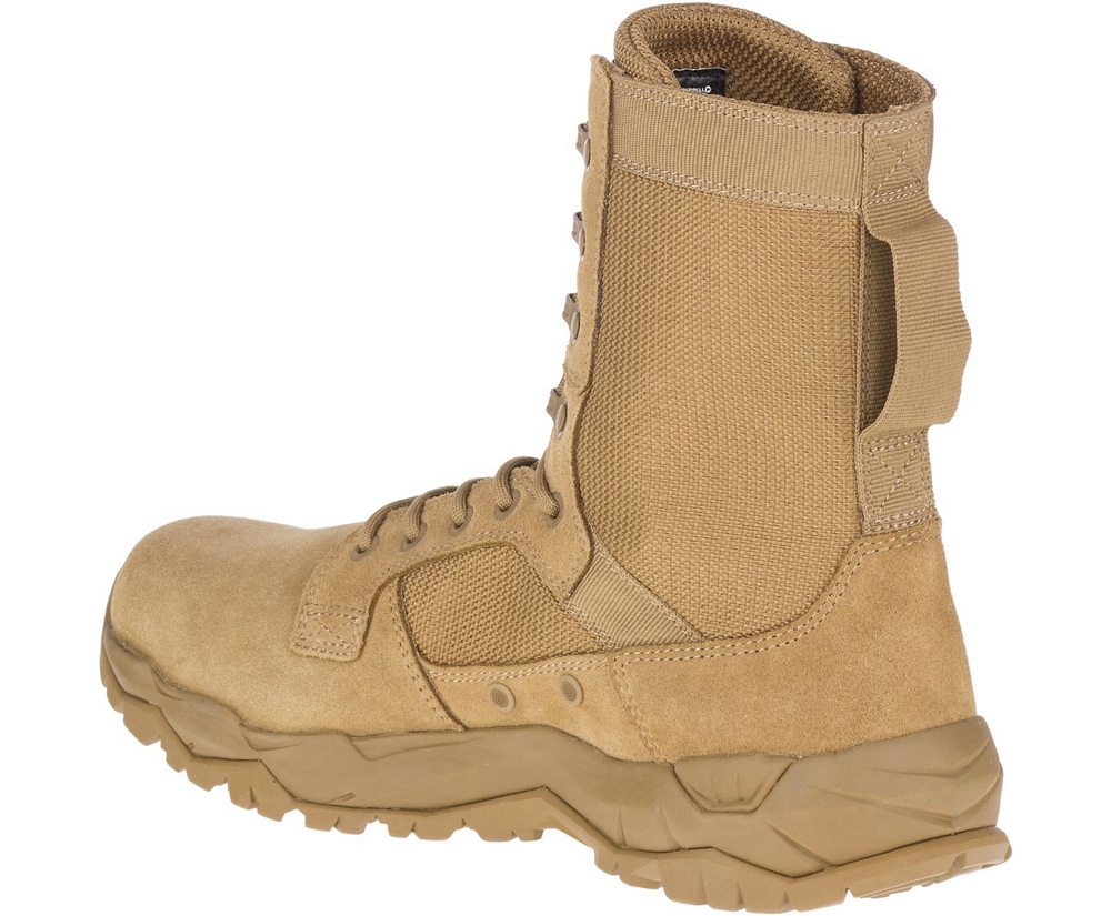 Botas Mujer - Merrell Mqc 2 Tactical Wide Width - Kaki - COYZ-01395